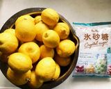 レモンドリンク（レモンと氷砂糖）　作り方1写真