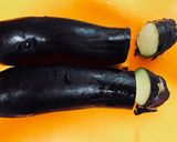 簡単・レンチンナスの胡麻油煮浸し作り方1写真