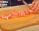 厚揚げと豚肉のあっさり炒め作り方1写真
