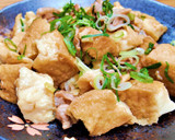 厚揚げと豚肉のあっさり炒め作り方7写真