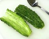 ゴーヤ綿のとり方スプーンで作り方9写真