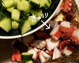 もずく酢deたこの酢の物作り方4写真