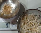レンジ2分。もやしえのき梅わかめ和え作り方1写真