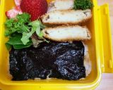 のり段々炒り玉子弁当作り方9写真