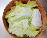 ぽん酢で。冷凍鶏だんごと野菜のせいろ蒸し作り方2写真