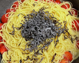トマトと塩昆布の簡単和風パスタ作り方4写真