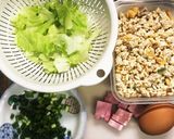 冷凍チャーハン　美味しくアレンジ　簡単作り方1写真