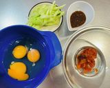 焼肉のタレとキムチで和えただけなのに!!作り方1写真