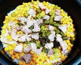 炊飯器で簡単！アスパラコーンピラフ作り方7写真