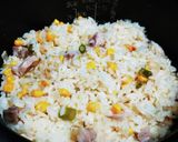 炊飯器で簡単！アスパラコーンピラフ作り方8写真