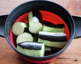 レンジでできる☆なすと豚肉のホットサラダ作り方3写真