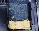 明太子と鮭フレークの卵焼き♡作り方3写真