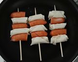 もチーズウインナー串：ソトクソトク風作り方3写真