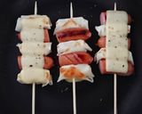 もチーズウインナー串：ソトクソトク風作り方5写真