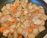 鶏肉とこんにゃくの甘辛煮作り方4写真