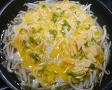 ダイエット！白だし親子丼　つゆだくもやし作り方5写真