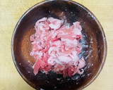 カブと小松菜のオイスターソース肉うま煮作り方1写真