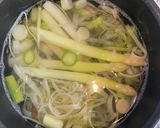 アスパラのゆで汁活用　やさしいリゾット作り方1写真