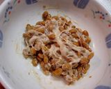ヘルシー！納豆とほうれん草の混ぜ混ぜ！作り方3写真