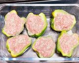 1番簡単　ジューシーピーマンの肉詰め作り方4写真