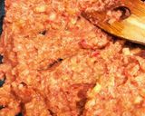ルバーブの練り梅風(鰹節味)作り方5写真