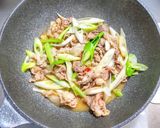 豚こま肉と小松菜と長ネギの中華みそ炒め作り方5写真