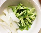 レンジ肉無キムチクリームパスタ味野菜炒め作り方7写真