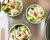 レンジ肉無キムチクリームパスタ味野菜炒め作り方10写真