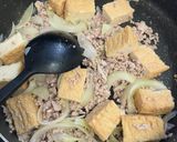 焼肉のタレで✨ひき肉と厚揚げの卵とじ作り方2写真