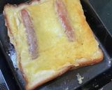 朝ごはんに！フライパンでチーズトースト作り方5写真