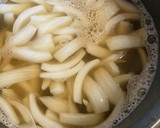 新玉ねぎのかき卵汁作り方3写真