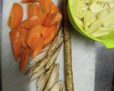 ゴボウと人参の豚こま春雨甘辛煮作り方1写真