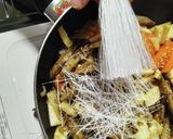 ゴボウと人参の豚こま春雨甘辛煮作り方4写真