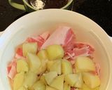 レンジ系ジャガ豚醤油煮作り方3写真