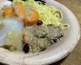 作り置き2つでクリームハンバーグパスタ〜作り方7写真