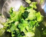 青梗菜＆カニカマ　オイマヨ胡麻和え作り方3写真