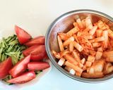 低糖質！ぷるぷる鶏胸肉のしらたき冷麺作り方6写真