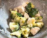鶏むね肉とブロッコリーのアンチョビマヨ作り方6写真