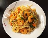 エスニック料理★海老の炒めビーフン作り方7写真
