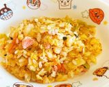 野菜苦手な子供に♪ドライベジたらこ炒飯作り方8写真