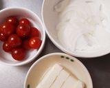 ワインに合う♪トマトと玉ねぎの豆腐サラダ作り方1写真
