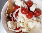 ワインに合う♪トマトと玉ねぎの豆腐サラダ作り方3写真
