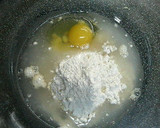 ふんわり☆しっとりシーフードお好み焼き作り方1写真