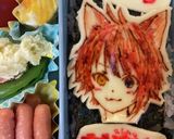 【キャラ弁】すとぷり 莉犬くん作り方1写真