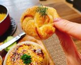 スモークサーモンとクリチとディルのパイ作り方11写真