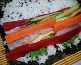 海鮮海苔巻き〜w❨(@≧↺≦@)❩wノ作り方3写真