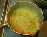 鶏胸肉・春キャベツ・ひよこ豆のスープ作り方3写真