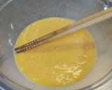 高たんぱく！フライパンでハムチーズ卵焼き作り方1写真
