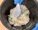 【大崎市】しらすと梅干しとしそまぜごはん作り方3写真