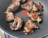 牛すね肉のスイスステーキ風作り方3写真